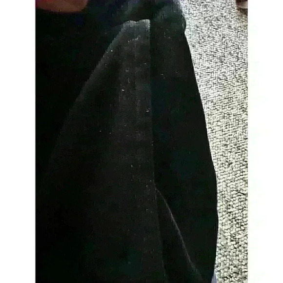 J Jill Wearever Collection Black Velour Stretch Smooth Fit Full Leg Pants Size M - Picture 3 of 6